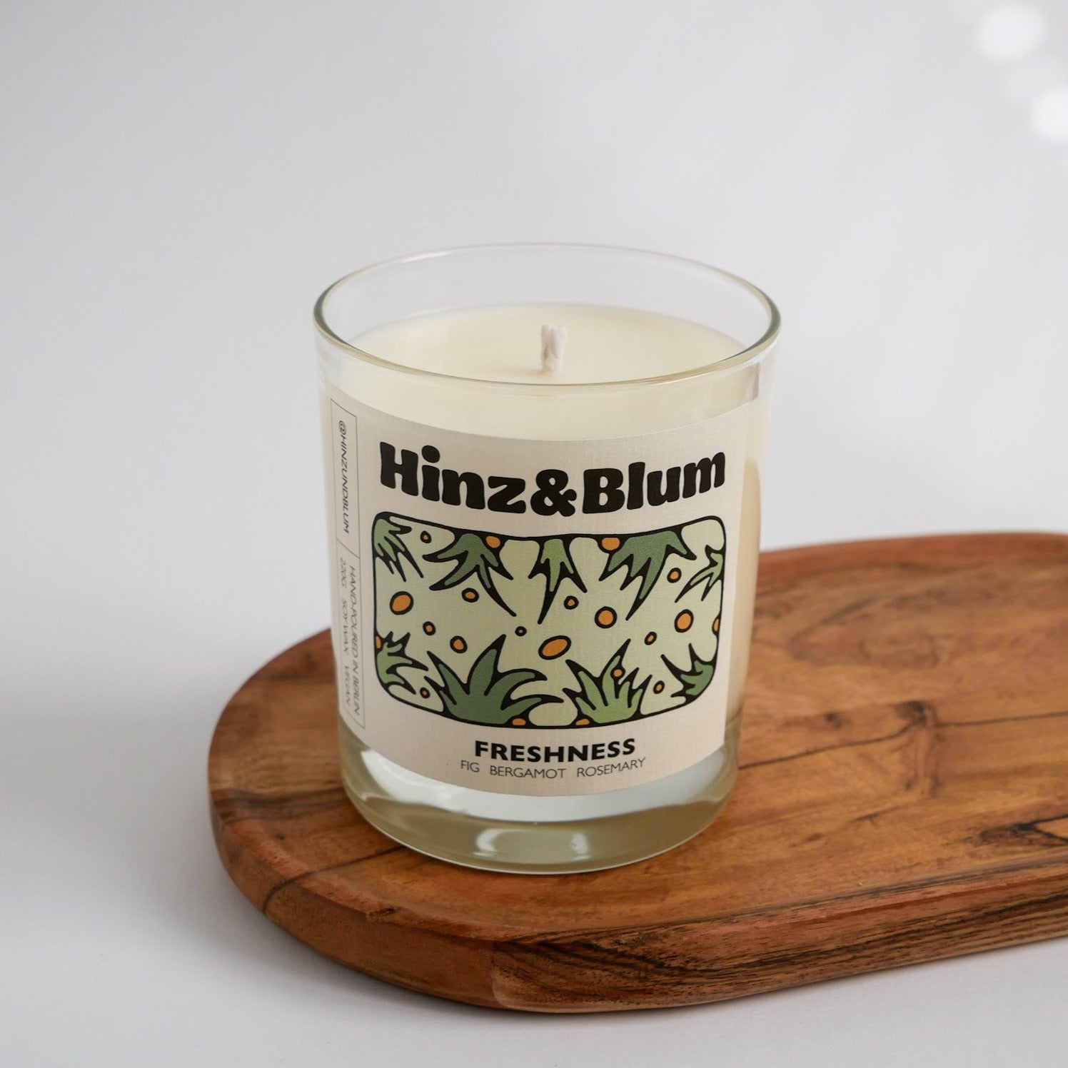 Hinz & Blum Duftkerze Freshness Feige Bergamotte Rosmarin 220g